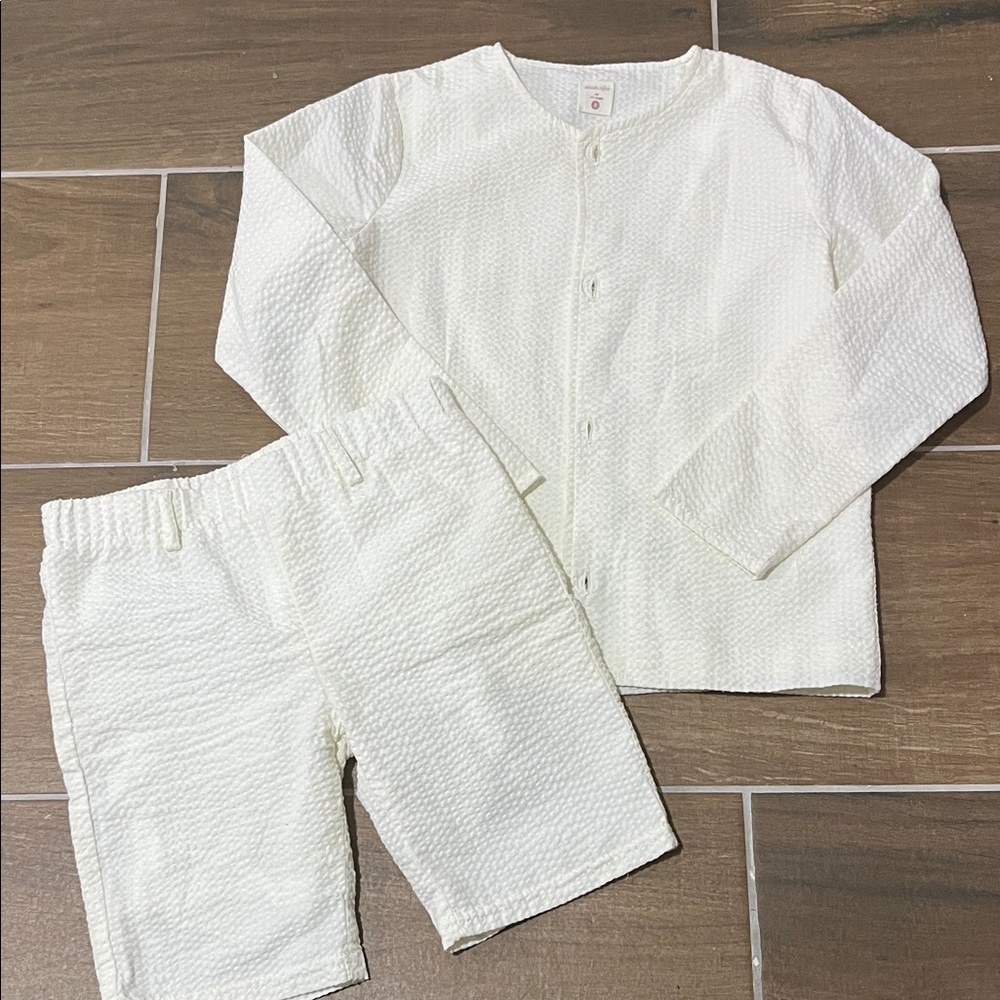Kids White or navy suit Set